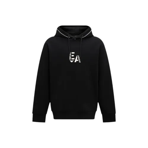EMPORIO ARMANI FW23 Толстовка Мужской Черный