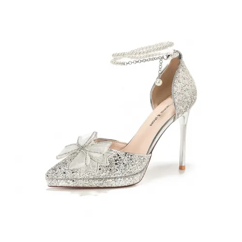 WEISHIBANGWEI Узкий каблук Высокие каблуки 10,5CM Женские