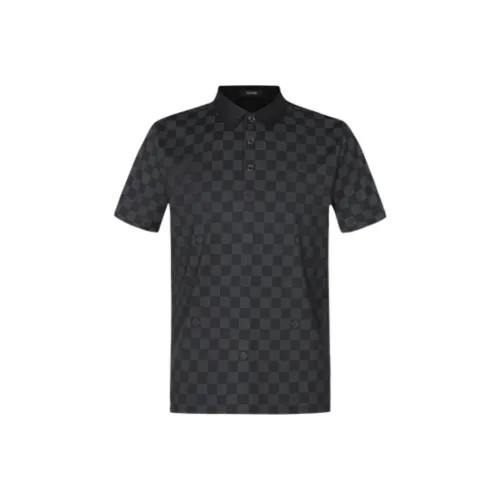 DIKENI x IP LIANMINGKUAN Рубашка Мужская Черная с принтом