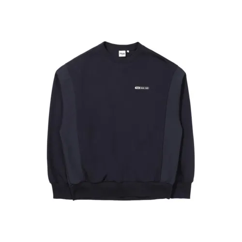 FILA Свитшот Мужской Темно-синий