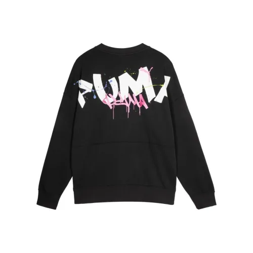 PUMA CLASSICS FTP Crew TR Толстовка Унисекс Черный