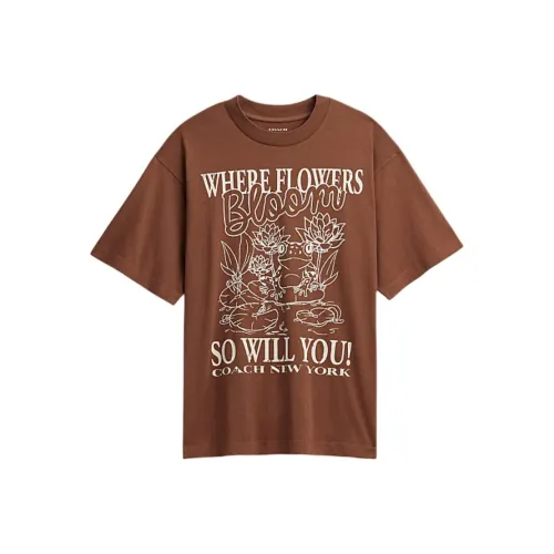 COACH Умбра Мужская T-рубашка