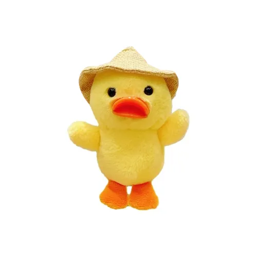FKOFR Соломенная шляпа Утка Кукла Плюшевая Подвеска 13 см Высота
