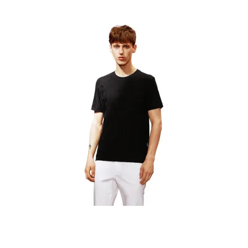 ELEKTA Мужские черные футболки