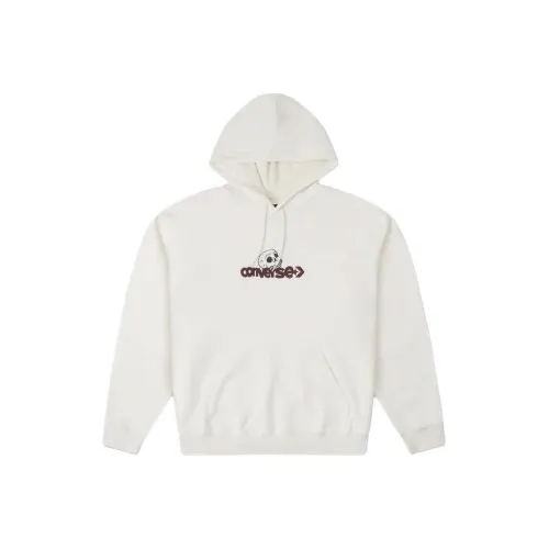 Converse Skull Hoodie Свитшот Мужской Молочный Белый