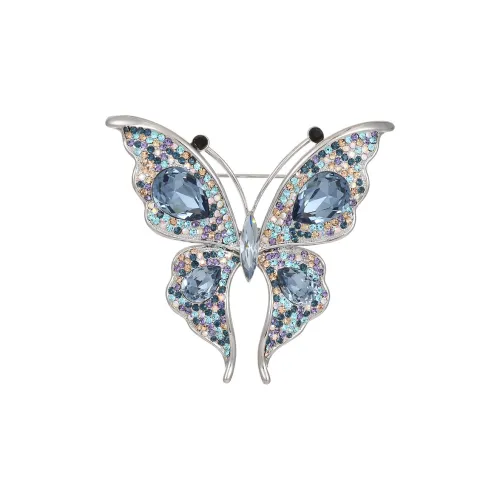 Фиолетовый экологически чистый медный броши женские