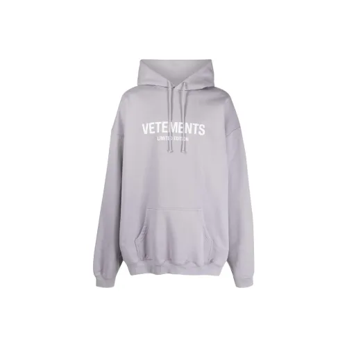 Vetements Фиолетовый Мужской Свитшот