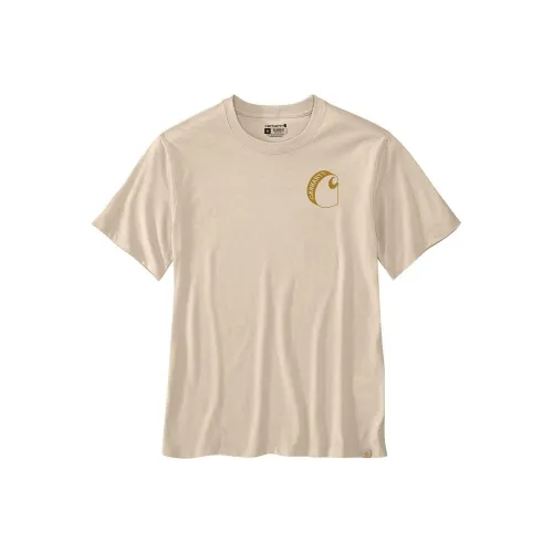 Carhartt Овсяное молоко/Овсяное молоко Мужские T-рубашки