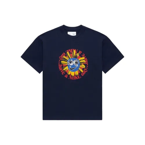 Nike Морской Синий Мужская Футболка