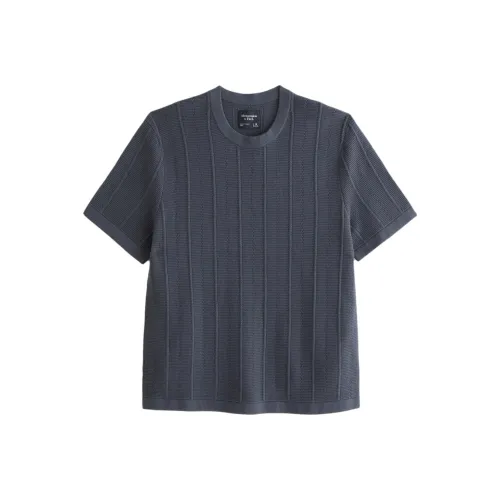 Abercrombie＆Fitch T-рубашка мужская темно-синяя