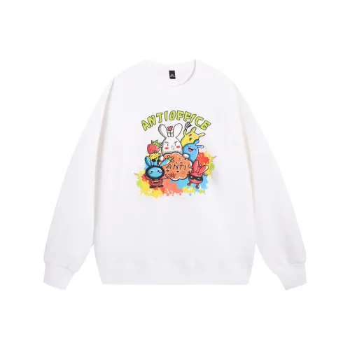 Antioffice Белый Унисекс Толстовки