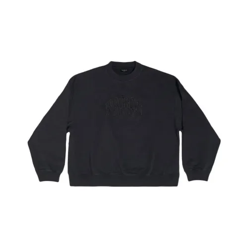 Balenciaga Свитшот Свободного кроя Мужской Черный