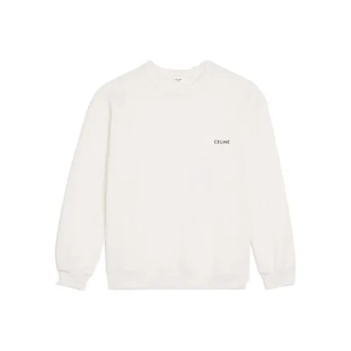 Celine Белый Мужской Свитшот