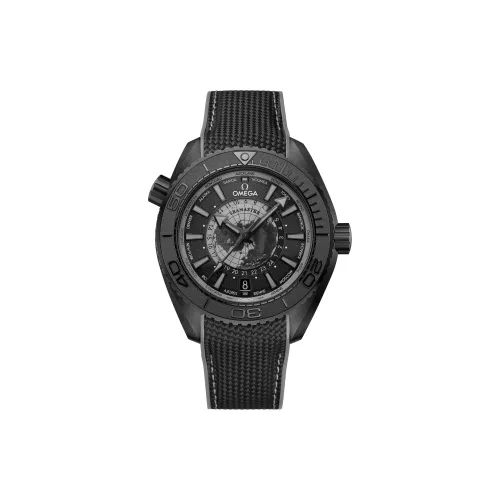 OMEGA Автоматический Механический Часы Мужские Seahorse Series Ocean Universe 45,5 мм Черные