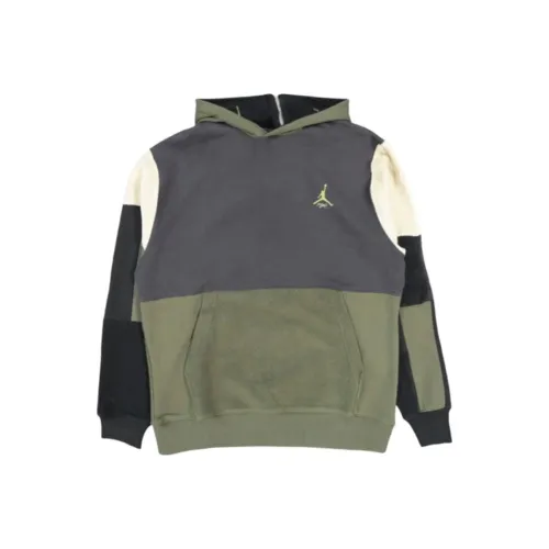 Джордан Свитшот Мужской Синий Зеленый