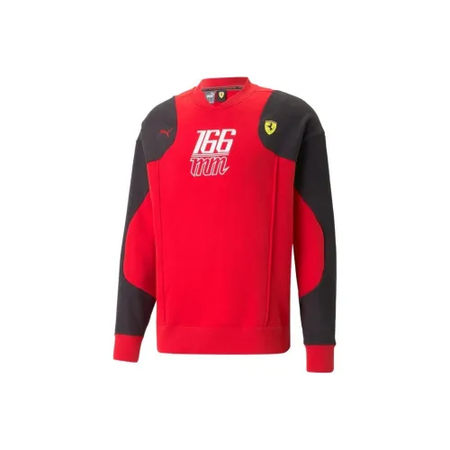 PUMA Ferrari Гоночный красный Унисекс Свитшоты