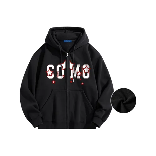 COMOWA Толстовка Унисекс Черный Красный