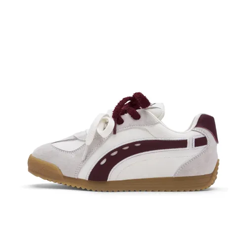 Dickies Анти KICK и Устойчивый к Износу Низкий Верх КIDS Лайфстайл Обувь Бежевый Бордовый Детский