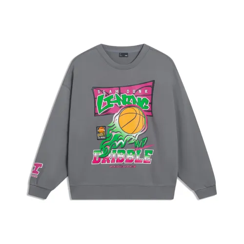 LINING Sports Life Collection Толстовка Унисекс Свинцово-серый