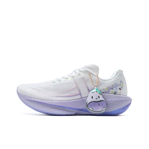 XTEP 360X 2,0 Беговые кроссовки Низкий верх Белый фиолетовый Женские