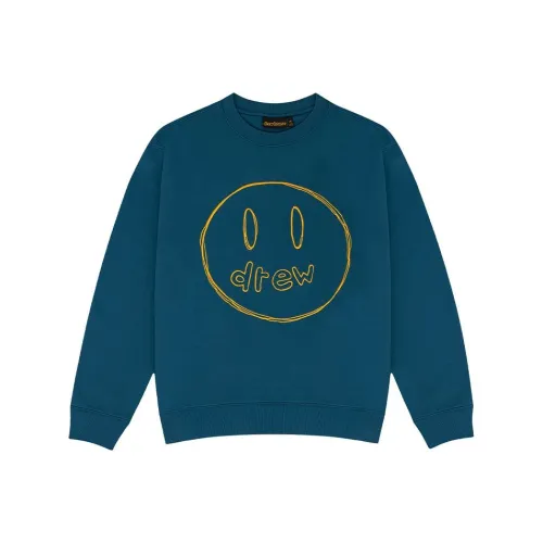 Drew House SS23 Свитшот Унисекс Павлин Синий