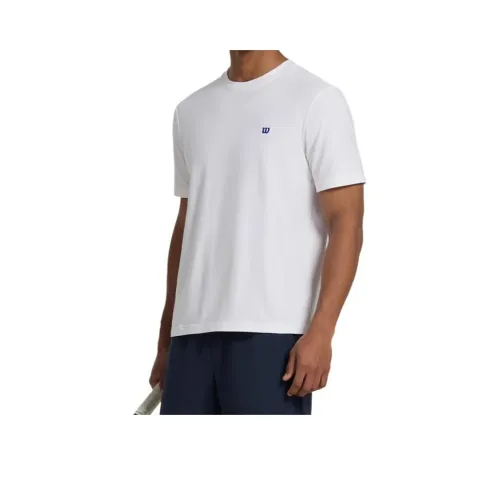 Wilson Теннис T Рубашка Мужская Bright White