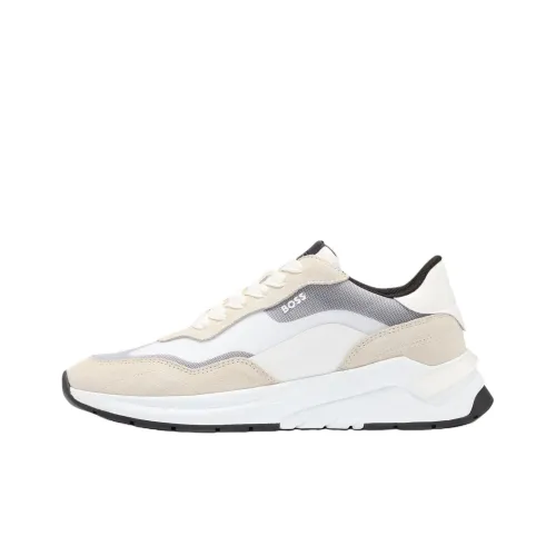 Hugo Boss Низкий Топ Casual Женский Белый Бежевый