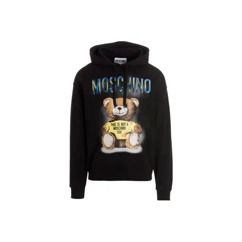 MOSCHINO Мужские черные свитшоты