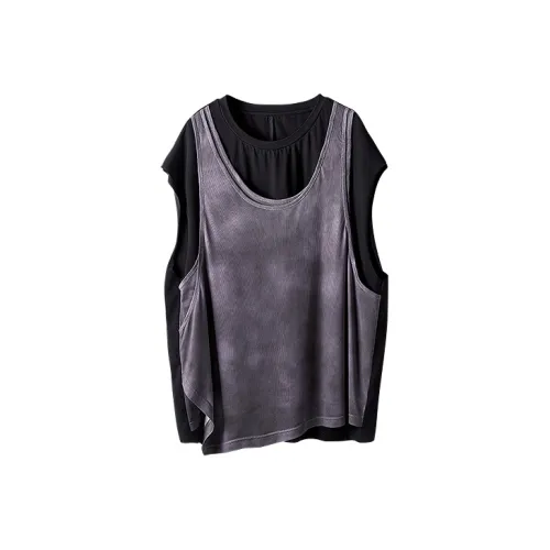 HUANXIANGZHE T-Shirt Унисекс Черный