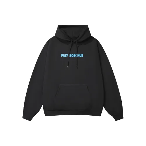 PLAY BOBONUS Свободный крой Повседневный Пуловер С капюшоном Флисовая подкладка Худи и Свитшоты Унисекс