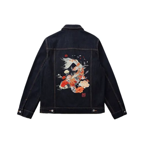 DABAISHA Куртки и Пальто Мужской Оригинальный Синий