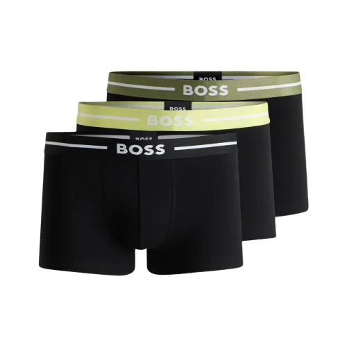 Hugo Boss Boxers Мужские 3 упаковки Черный