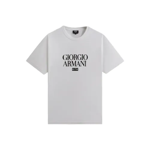 KITH x GIORGIO ARMANI FW24 T-Shirt Мужской Белый