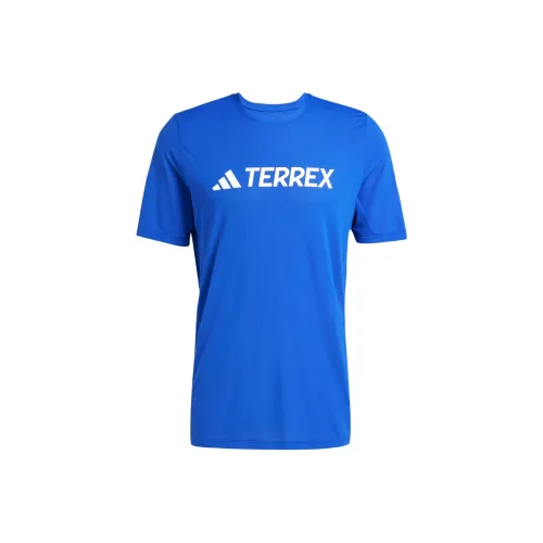 adidas Terrex Синий Мужской T-Рубашка