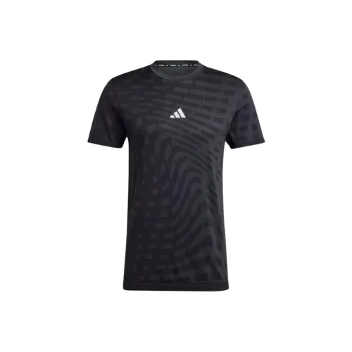 Adidas T-Shirt Мужской Черный Серый Six