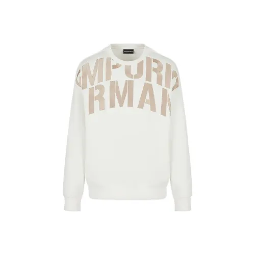 EMPORIO ARMANI Айвори Мужские Толстовки