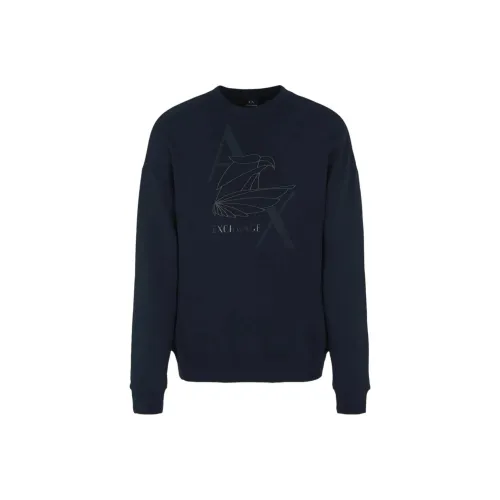 ARMANI EXCHANGE Толстовка Мужская Темно-Синяя