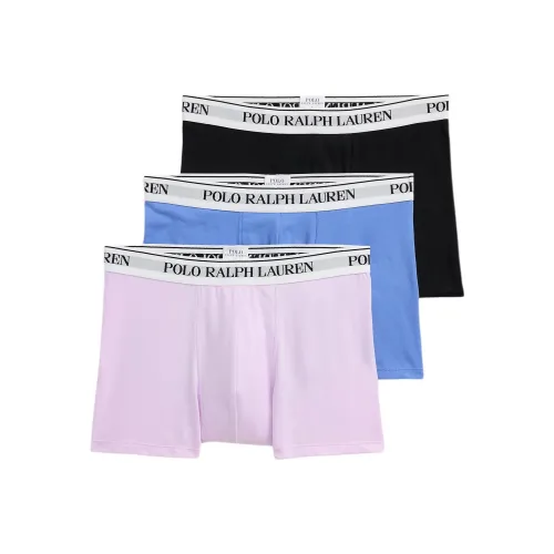 Polo Ralph Lauren Трусы Мужские 3 упаковки Черный+Синий+Розовый