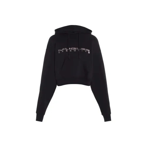 Mugler SS24 Свитшот Унисекс Черный