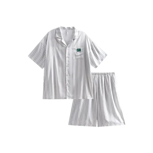 Same Language Пижамный комплект Мужской Светло-фиолетовый Серый