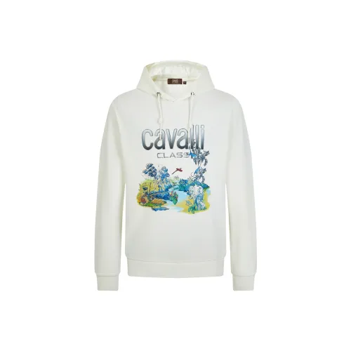 Cavalli Class Толстовка Мужской Белый