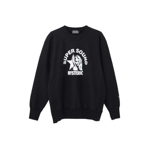 HYSTERIC GLAMOUR совместный бренд Черные мужские свитшоты