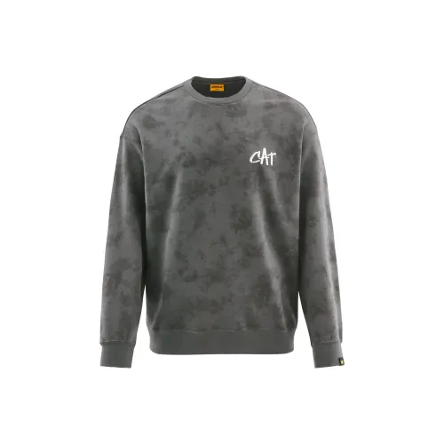 CAT Темно-серый Мужской Свитшот