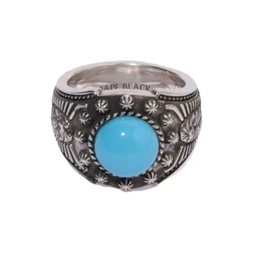 A BATHING APE Кольца Унисекс Черный