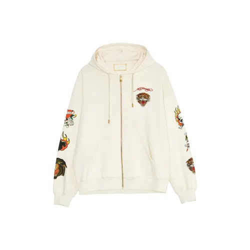 Ed Hardy Айвори E1PAM318 Мужские Свитшоты