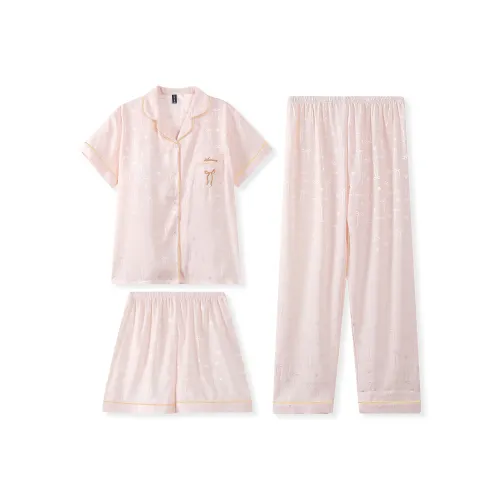 XIAFENYAN Пижамный комплект женский розовый