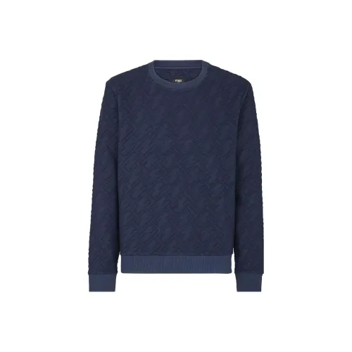 FENDI Морской Синий Мужские Свитшоты