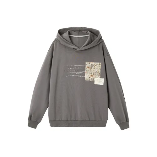 Organic Emotion Серый Унисекс Свитшоты