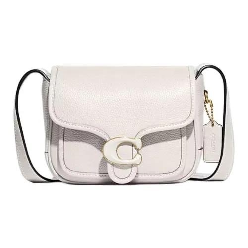 COACH Tabby Коровья кожа Сумка через плечо Женская Белая