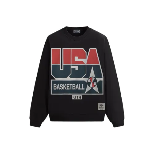KITH USA Basketball Series SS24 Толстовка Мужской Черный